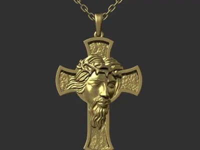 Jusus Pandent 3D print model