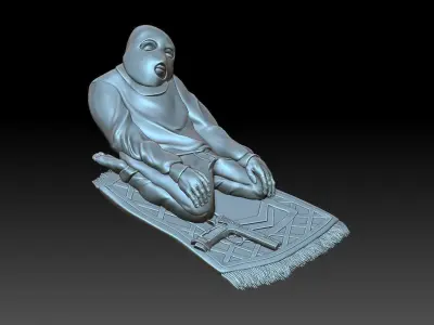 Gangster human arm 3D print model