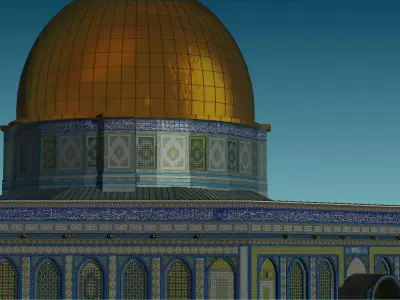 dome of the rock 3D model