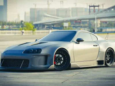 Toyota Supra MK4 Tuned 3D model