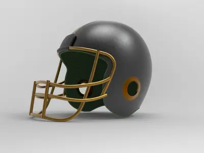 Rugby Helmet 3D model