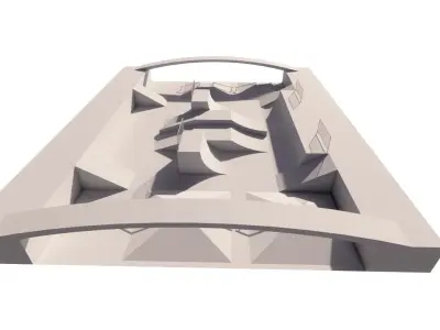 Skatepark-Skate Park PACK 3D model