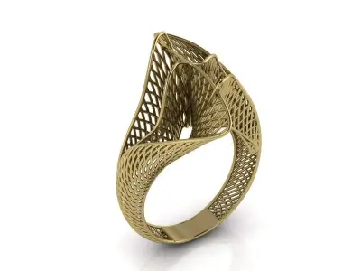 Ultra Vision Ring Jewelry 3D print model 4