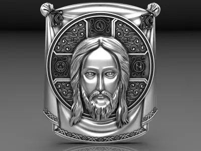 jesus head  3D print model