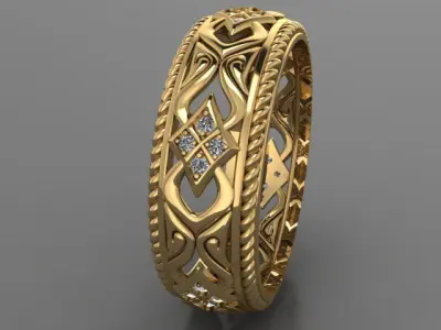 Ring engagement 3D print model