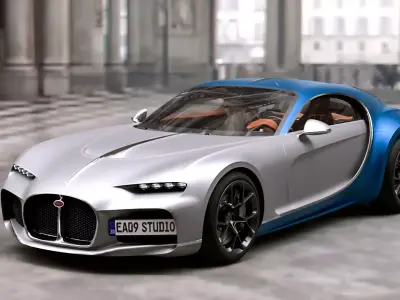Bugatti Atlantic  3D model