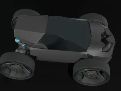 Futuristic Sci Fi Model Concept 3D model