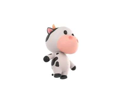 Character042 Cow 3D model