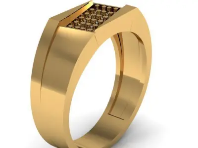 man ring 3D print model