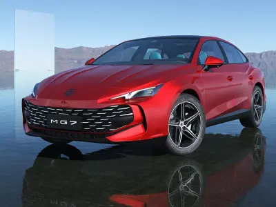 2025 MG7 with interior 3D model