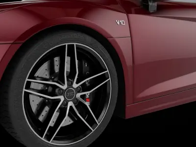 Audi R8 V10 Quattro 2023 3D model