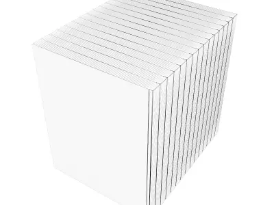 Student Handbooks Set 3D model