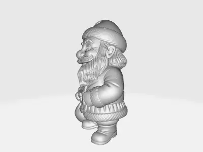 Santa Claus Figurine Christmas Decoration Model 3D print model