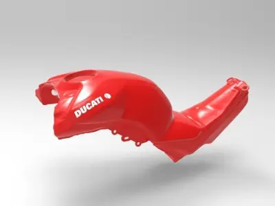 DUCATI PANIGALE V4 FUEL TANK SERBATOIO  3D print model