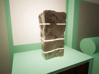 Rock White Lamp Free 3D print model purchase