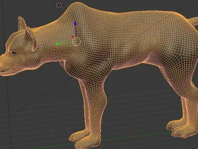 hyena 3D model