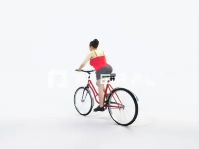 Dream 01L bicycle bike Sports Woman Low-poly 3D model