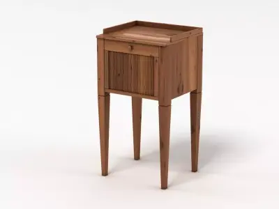 Bedside Table Low-poly 3D model