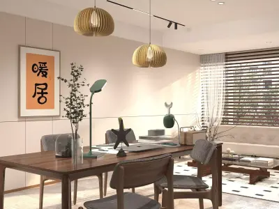Living room 3D model