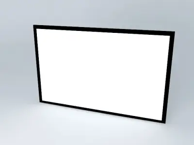 Framed city photo Free 3D model