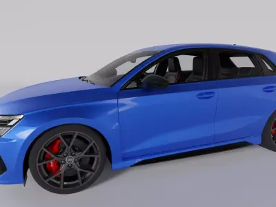 Audi RS3 Sportback Street Car  3D model