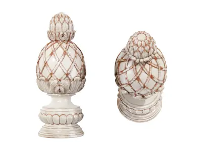 Classic carved 208 3D model