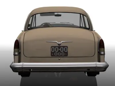GAZ-21 Volga 3D model