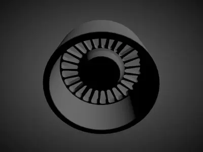 VOSSEN MLR-1 scalable and printable rims 3D print model