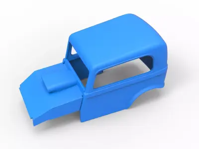 Shell of New Zealand Ministock car Scale 1 to 25 3D print model