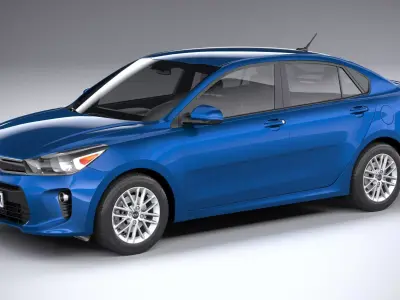 Kia Rio Sedan 2018-2020 3D model