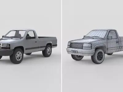 Classic Generic Car Collection High-Quality 3D Models 3D Model Pack