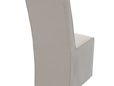 Jordan Seal Upholstered Dining Chair 3D model