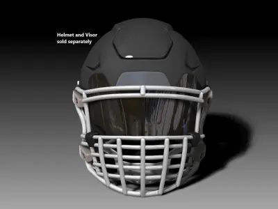Facemask pack 1 for Riddell SPEEDFLEX helmet 3D print model