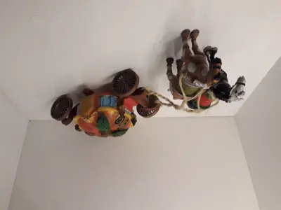 pumpkin cart Low-poly 3D model