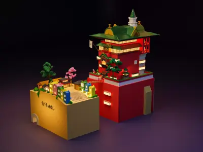 Spirited Away Free 3D model