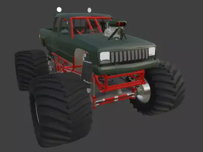 MONSTER TRUCK 3D model 12