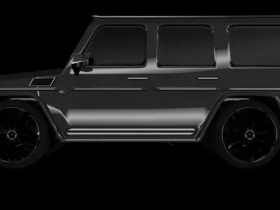 Mercedes Benz class G Low-poly 3D model