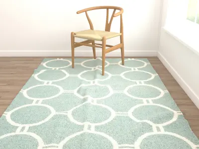Rugs No 725 Low-poly 3D model