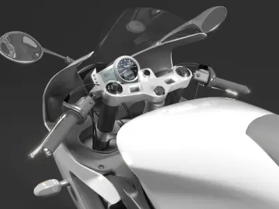 Sports bike 3D model