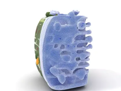 Floral Urban Oasis model pack Low-poly 3D model