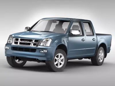 Isuzu D-Max Crew Cab 2004 - 2011 3D model