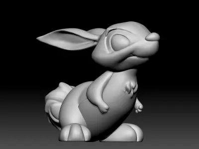 Rabbit - Sleeping beauty - 010  3D print model