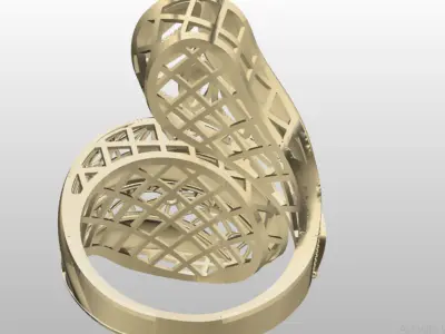 Fusion Ring Light Weight 3D print model