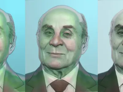 Collection 1 to 6 bronze medallion with knight 3D print model