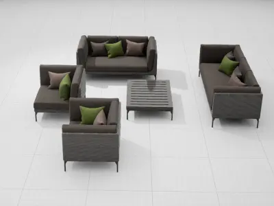 Dedon Mu Set UE4 3D model