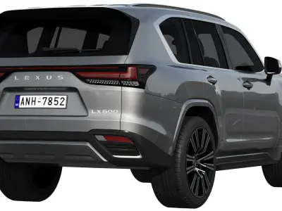 Lexus LX600 2022 3D model