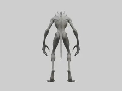 Wendigo Model Low-poly 3D model