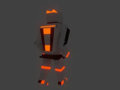 Sci-fi Robot Free 3D model