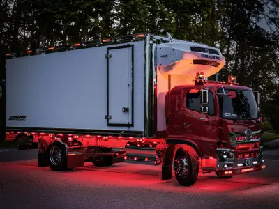 HINO 500 GH8J Box Truck 2020 3D model