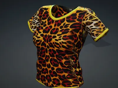 Leopard top PBR 4k Low-poly 3D model